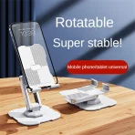 Mobile desktop stand rotatable foldable TV series tablet phone stand - Image 2