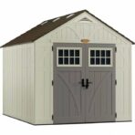 Suncast Tremont 8×10 BMS8100 Outdoor Resin Storage Shed