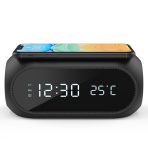 15W wireless charging clock alarm thermometer wireless charging time display wireless charging - Image 6