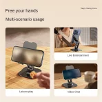 Mobile desktop stand rotatable foldable TV series tablet phone stand - Image 3