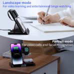 Wireless charging four in one folding clock charging dock suitable for wireless charging of Apple 14 mobile phones and watches - Image 2